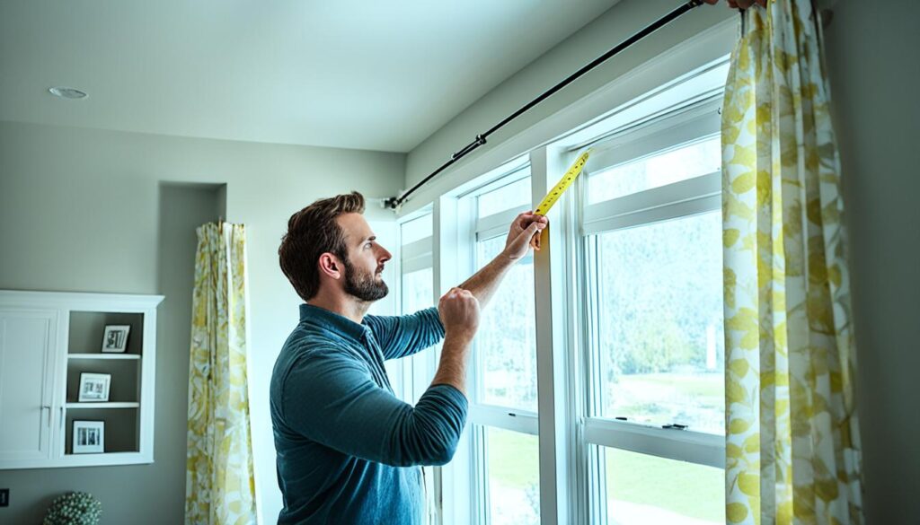 medir ambiente para cortinas